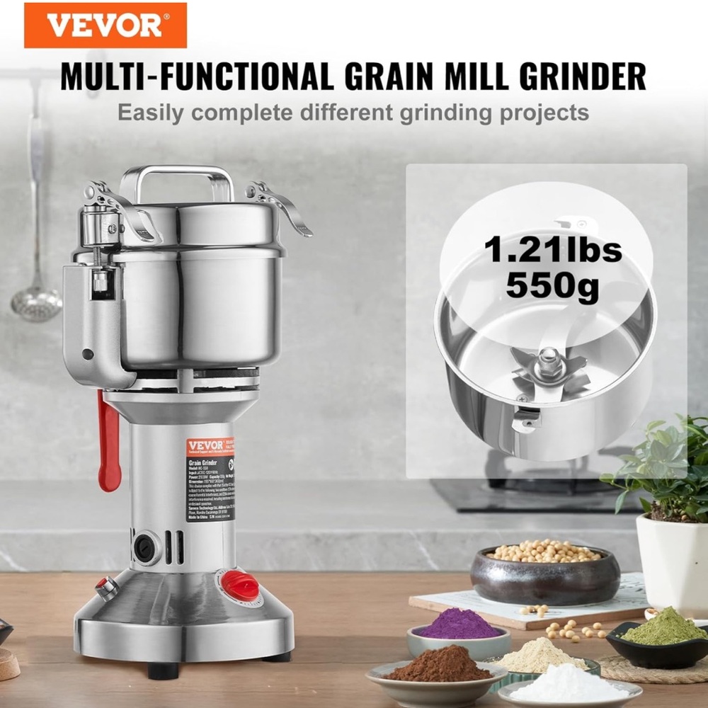 Electric Grain Mill Grinder